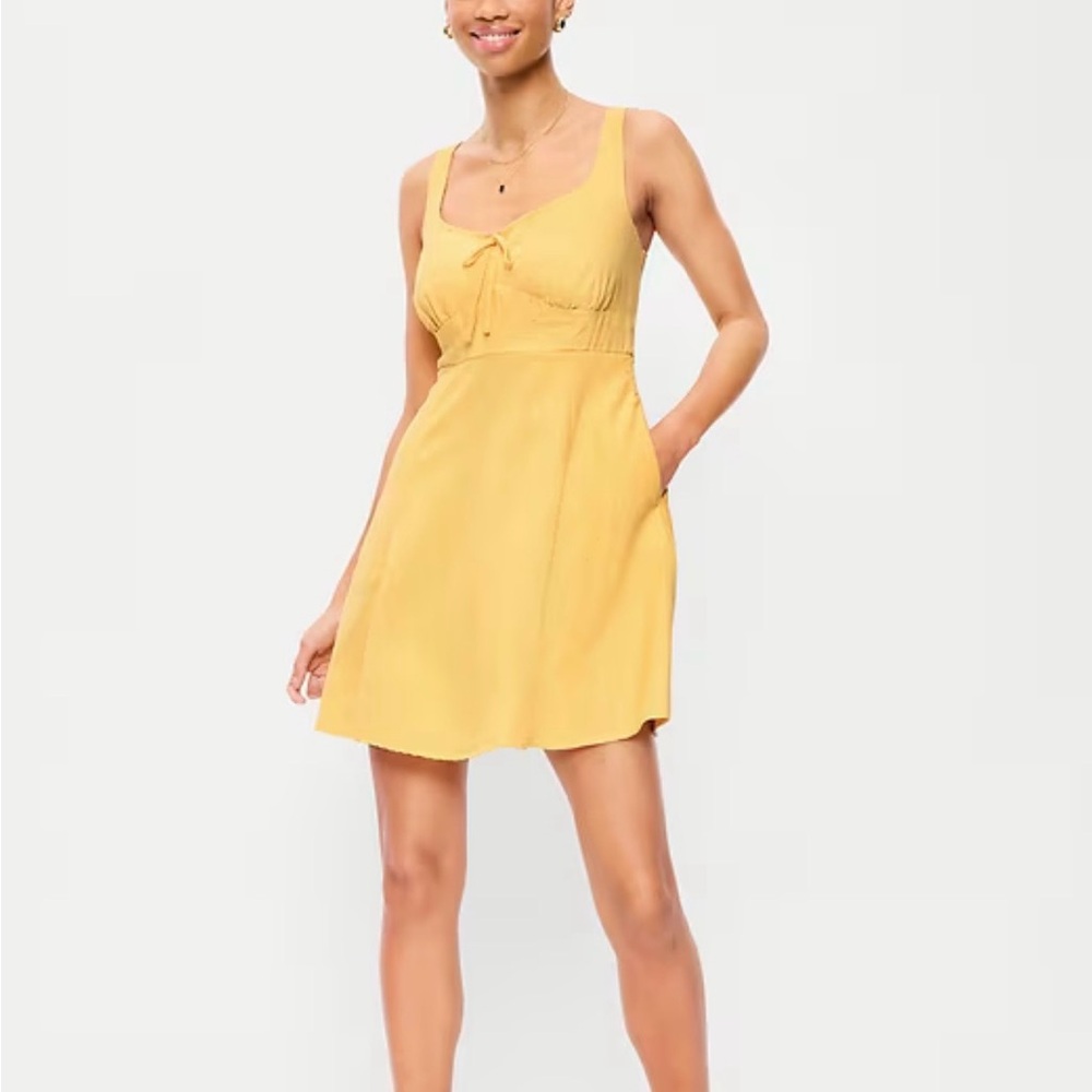 Yellow Mini Dress